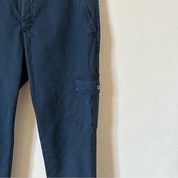 AG Adriano Goldschmied The Pepper Utility Cargo Trousers In Dark Cyan Size 29R - Picture 2 of 6